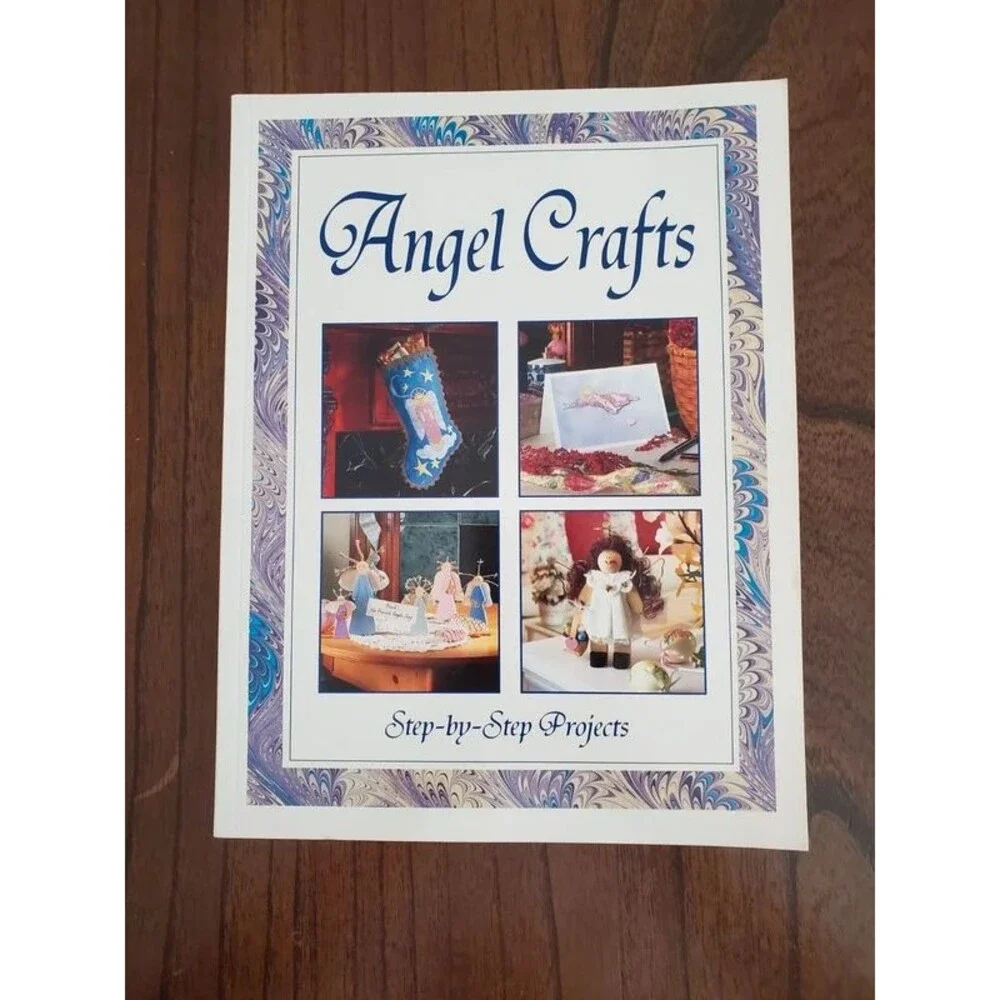 Angel Crafts Step-by-Step Projects Craft Pattern Book Angels Christmas Vintage